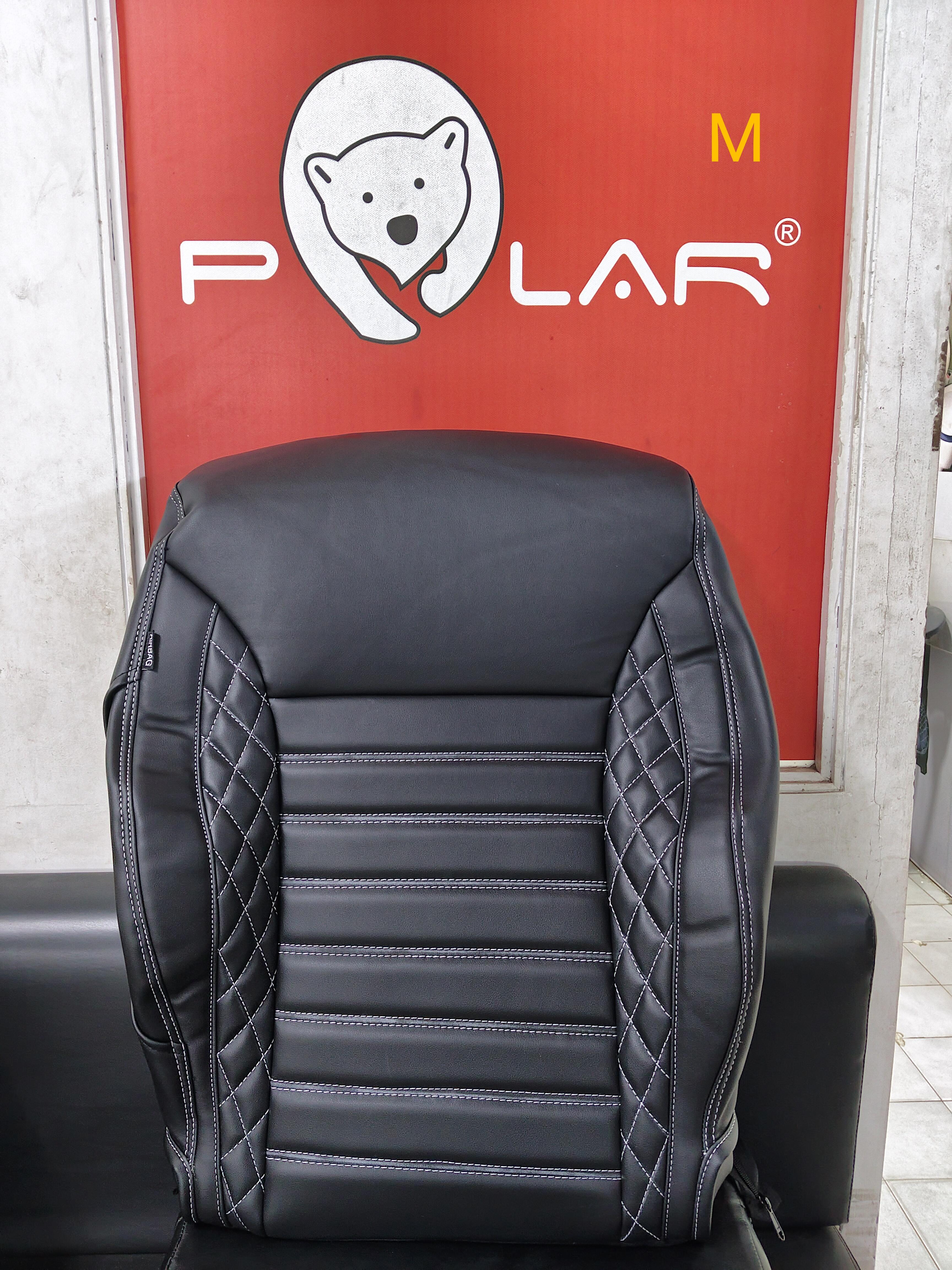 POLAR SEAT COVER MONGOLIAN LAMINATION LEATHER MATERIAL SIGNATURE LINE_OE DESIGN FOR MARUTI SUZUKI CRETA 2024 TO NOW